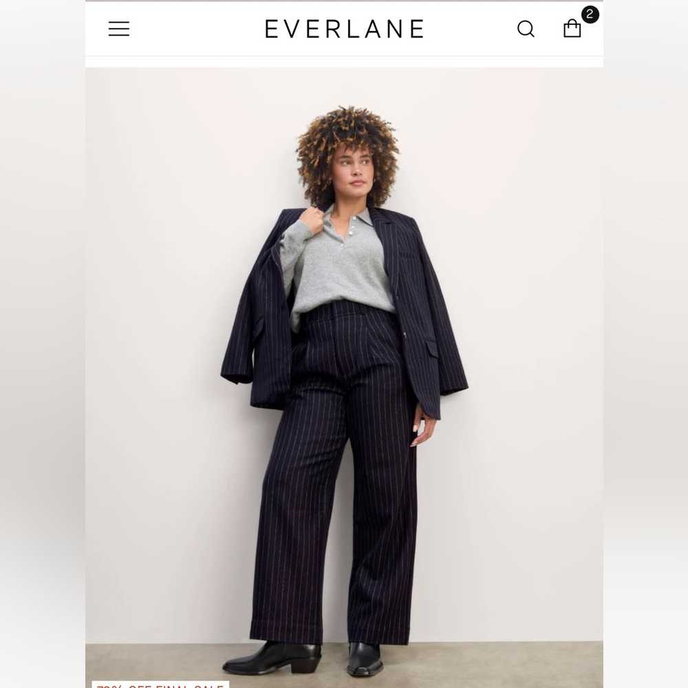 Everlane Draper Pants in Wool